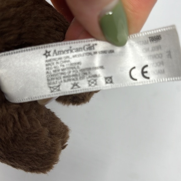 American Girl Plush Dog “Chocolate Chip” Brown Labrador Lab Saddle Bag - Picture 7 of 9
